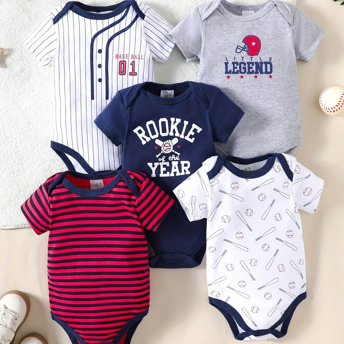 Boys Cotton Onesies