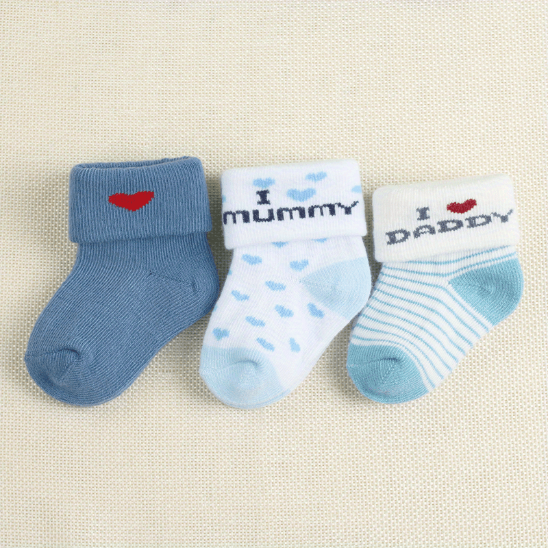 3 Pairs Of Socks For Boys aged 0-3 months