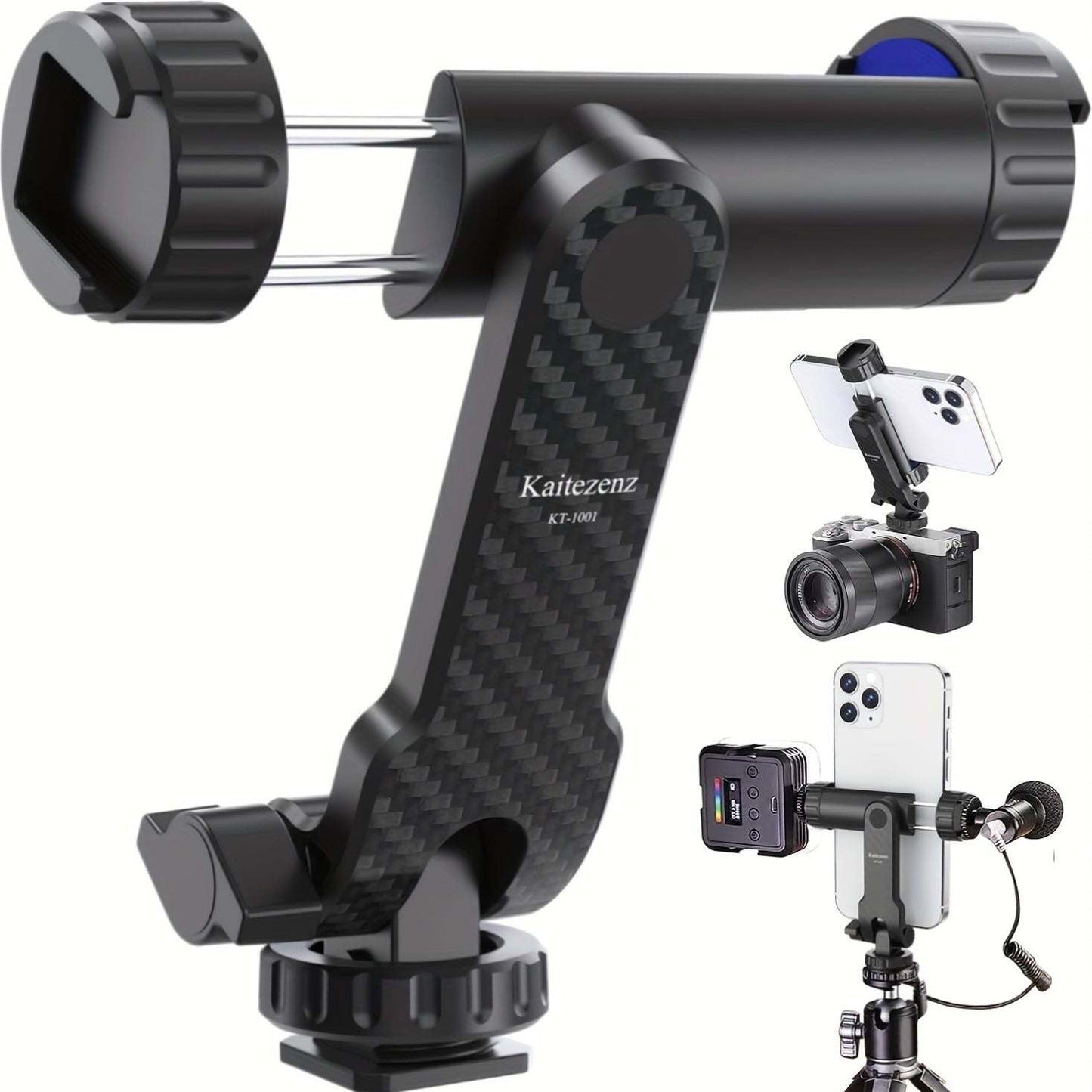 Mobile Phone Holder Clip - 360 Rotation, Tripod Compatible