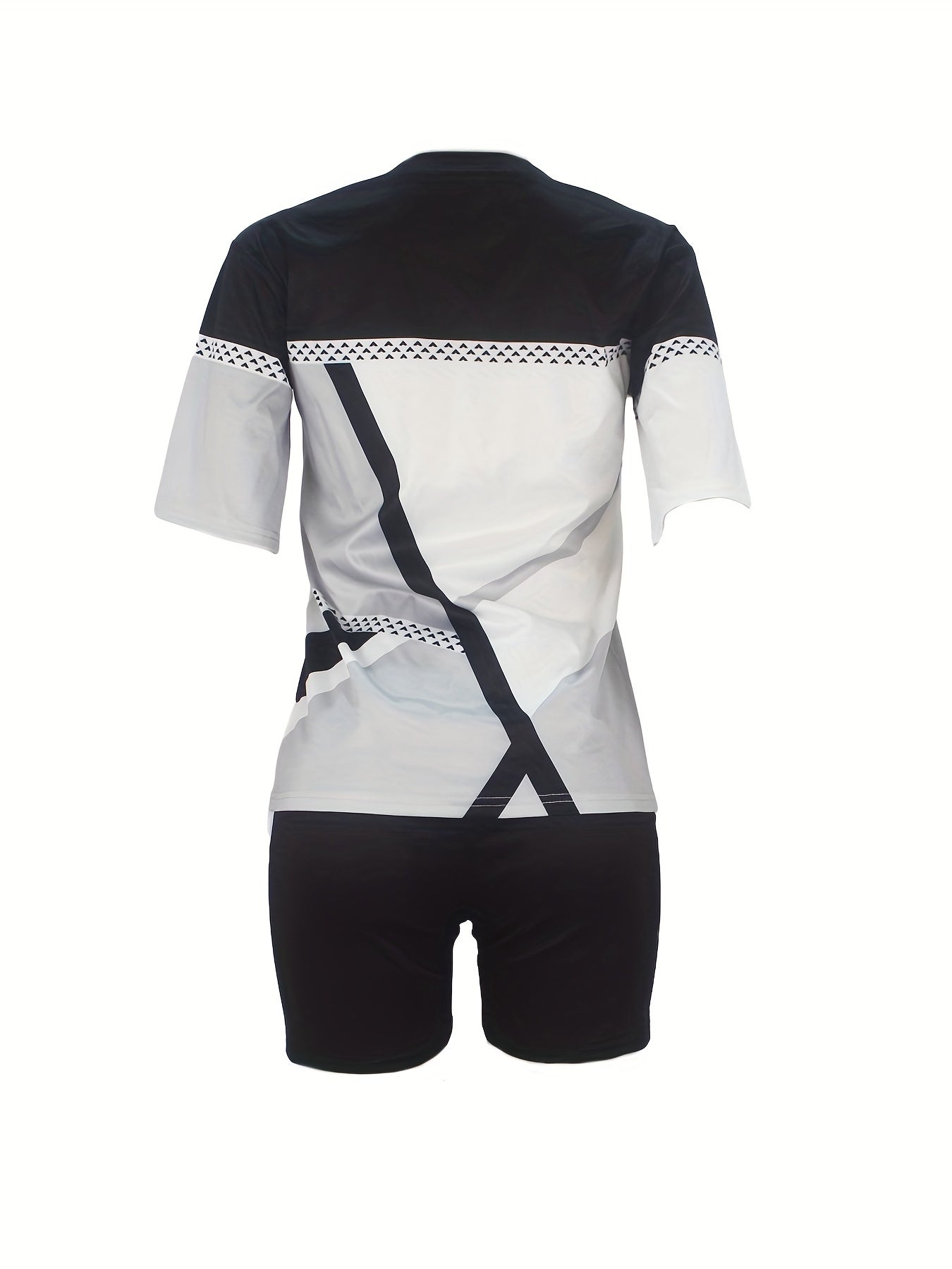 Patchwork Print Two-piece Set