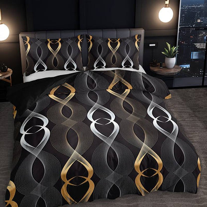 Wave Pattern Duvet Cover