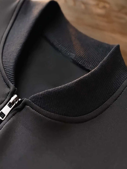 Men Navy Bomber Jacket