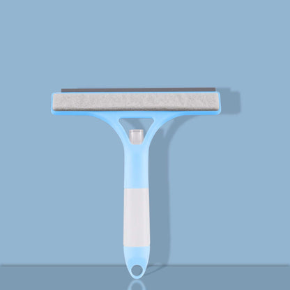 Glass Cleaning Tool - 3-in-1 Spray Bottle, Scraper & Brush