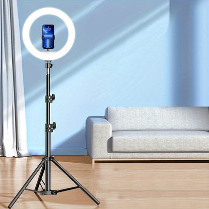 LED Selfie Ring Light with Tripod Stand -  12 inch, USB Powered