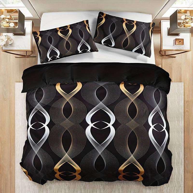 Wave Pattern Duvet Cover
