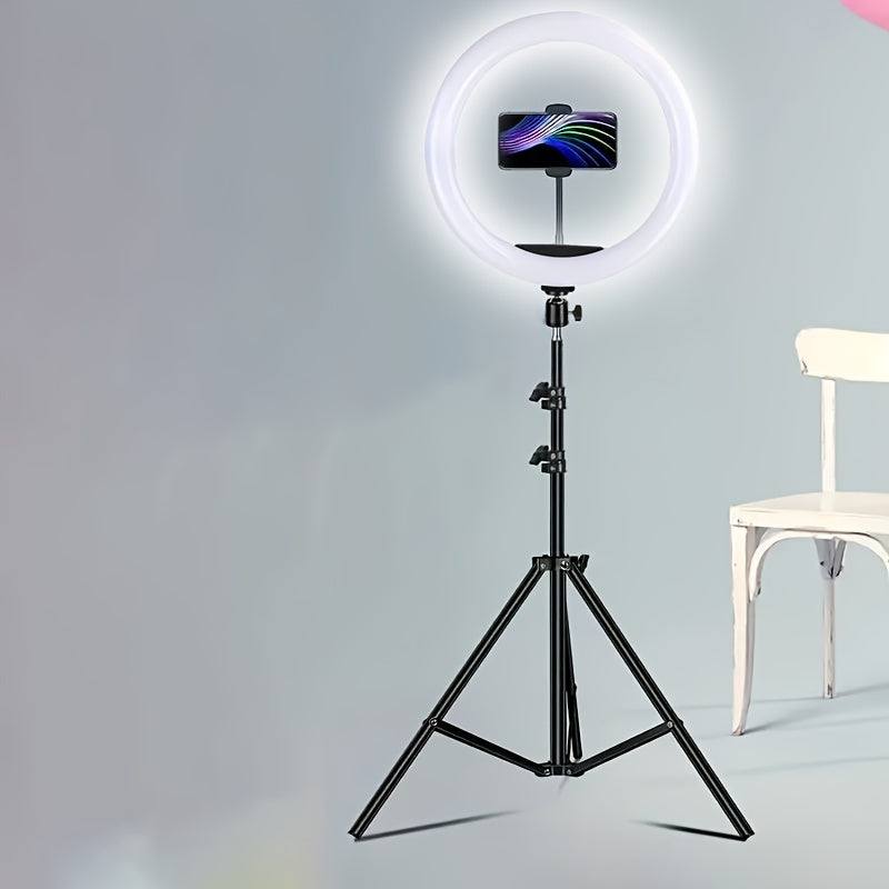 LED Selfie Ring Light with Tripod Stand -  12 inch, USB Powered