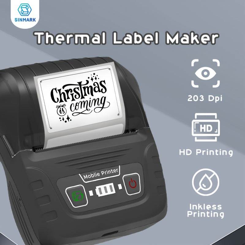 1 pc SINMARK SK58 Label Maker - Portable Printer for Business