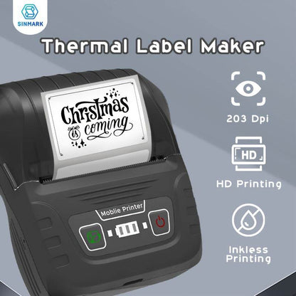 1 pc SINMARK SK58 Label Maker - Portable Printer for Business