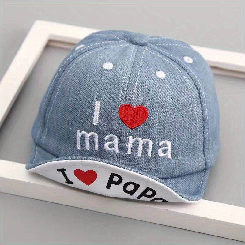 Hat for Baby Girls and Boys - Soft Denim Cap, Spring and Summer