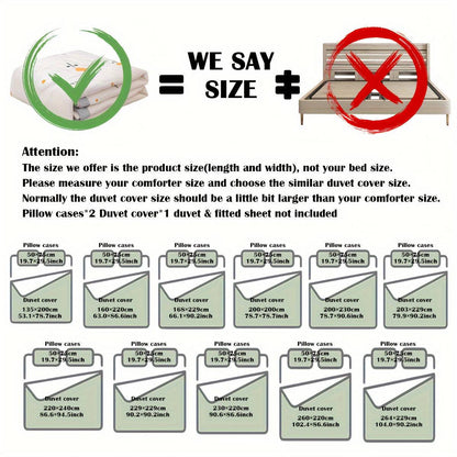 Retro Geometric Quilt Cover Set