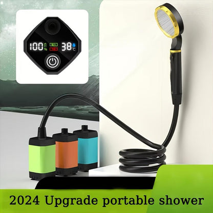 Electric Shower Pump - Portable, USB Rechargeable for Outdoor Use