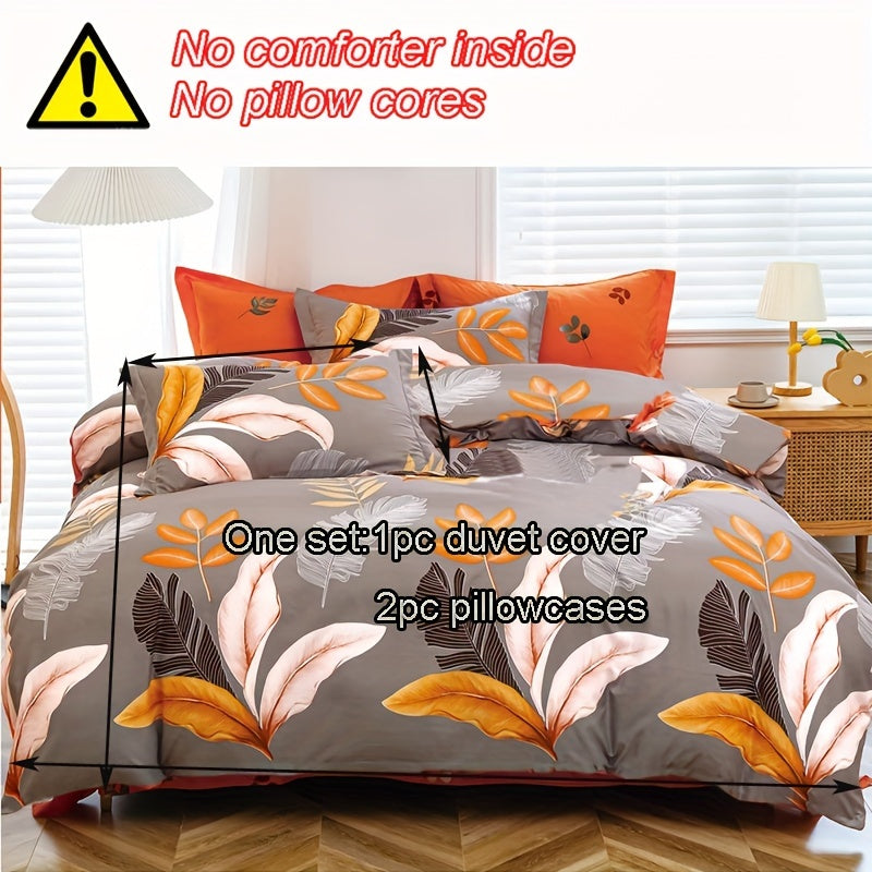  Microfiber Bedding Set - 3 pcs, Floral Print,  100% Microfiber