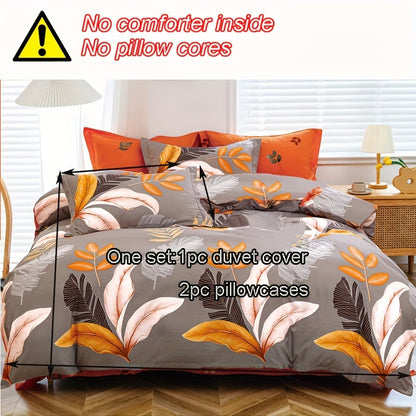  Microfiber Bedding Set - 3 pcs, Floral Print,  100% Microfiber