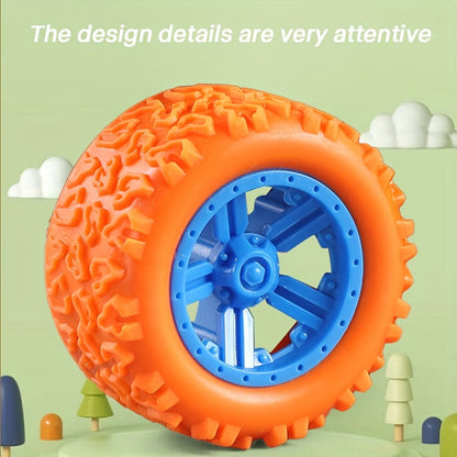 Rotatable Police Car Stunt Vehicle – 4WD Inertial Toy Fun