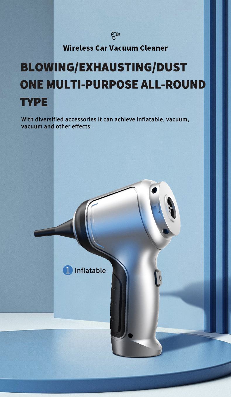 Vacuum Cleaner - 1 pc, Wireless Handheld for Home & Car Cleaning