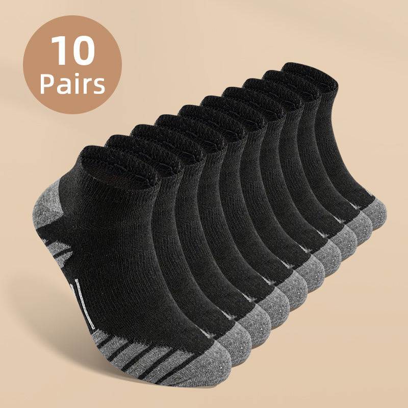 Men Low Cut Socks - 10 or 20 pairs, Anti-Odor, All-Season