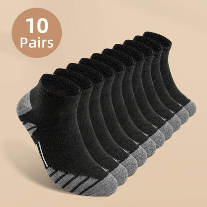 Men Low Cut Socks - 10 or 20 pairs, Anti-Odor, All-Season