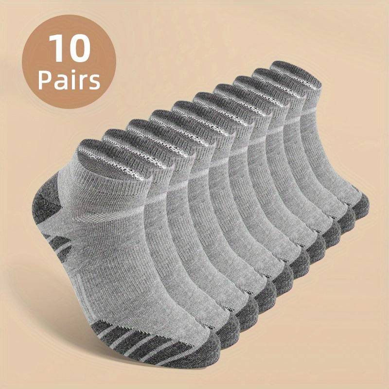 Men Low Cut Socks - 10 or 20 pairs, Anti-Odor, All-Season