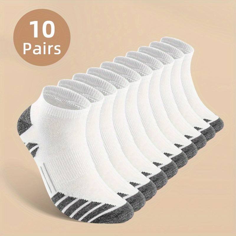 Men Low Cut Socks - 10 or 20 pairs, Anti-Odor, All-Season