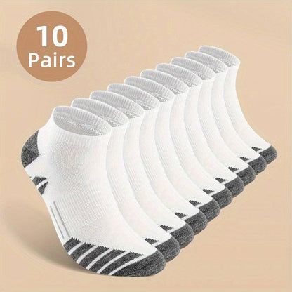 Men Low Cut Socks - 10 or 20 pairs, Anti-Odor, All-Season