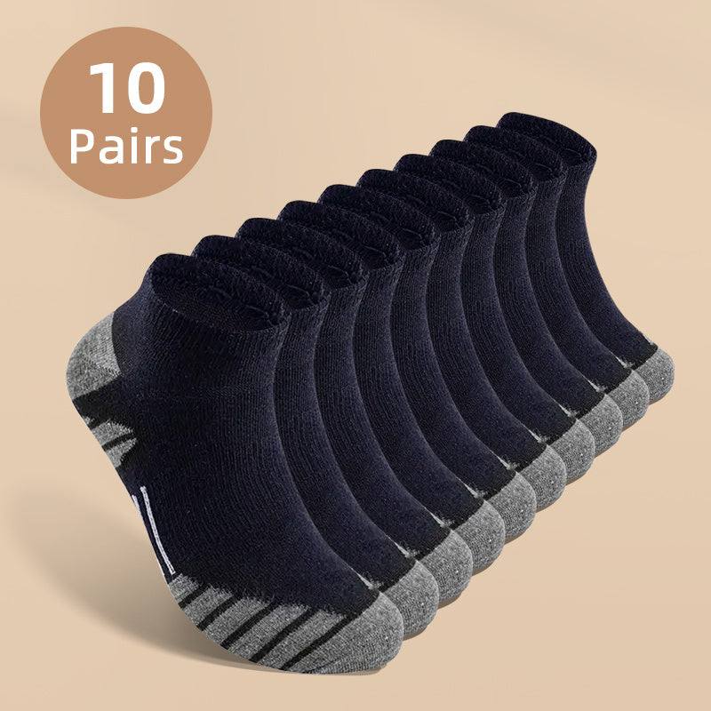Men Low Cut Socks - 10 or 20 pairs, Anti-Odor, All-Season
