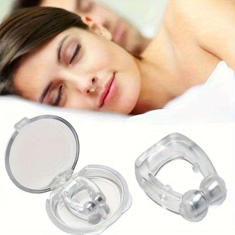 Magnetic Anti-Snoring Device - Silicone Nasal Plug, No Battery