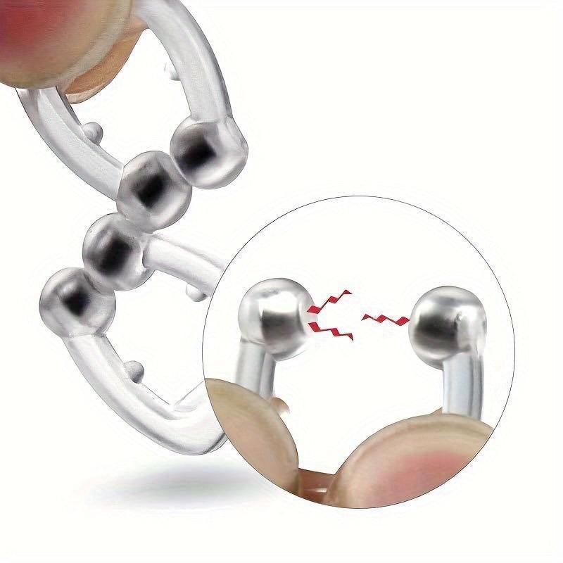 Magnetic Anti-Snoring Device - Silicone Nasal Plug, No Battery