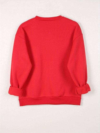 Women Round Neck Sweatshirt