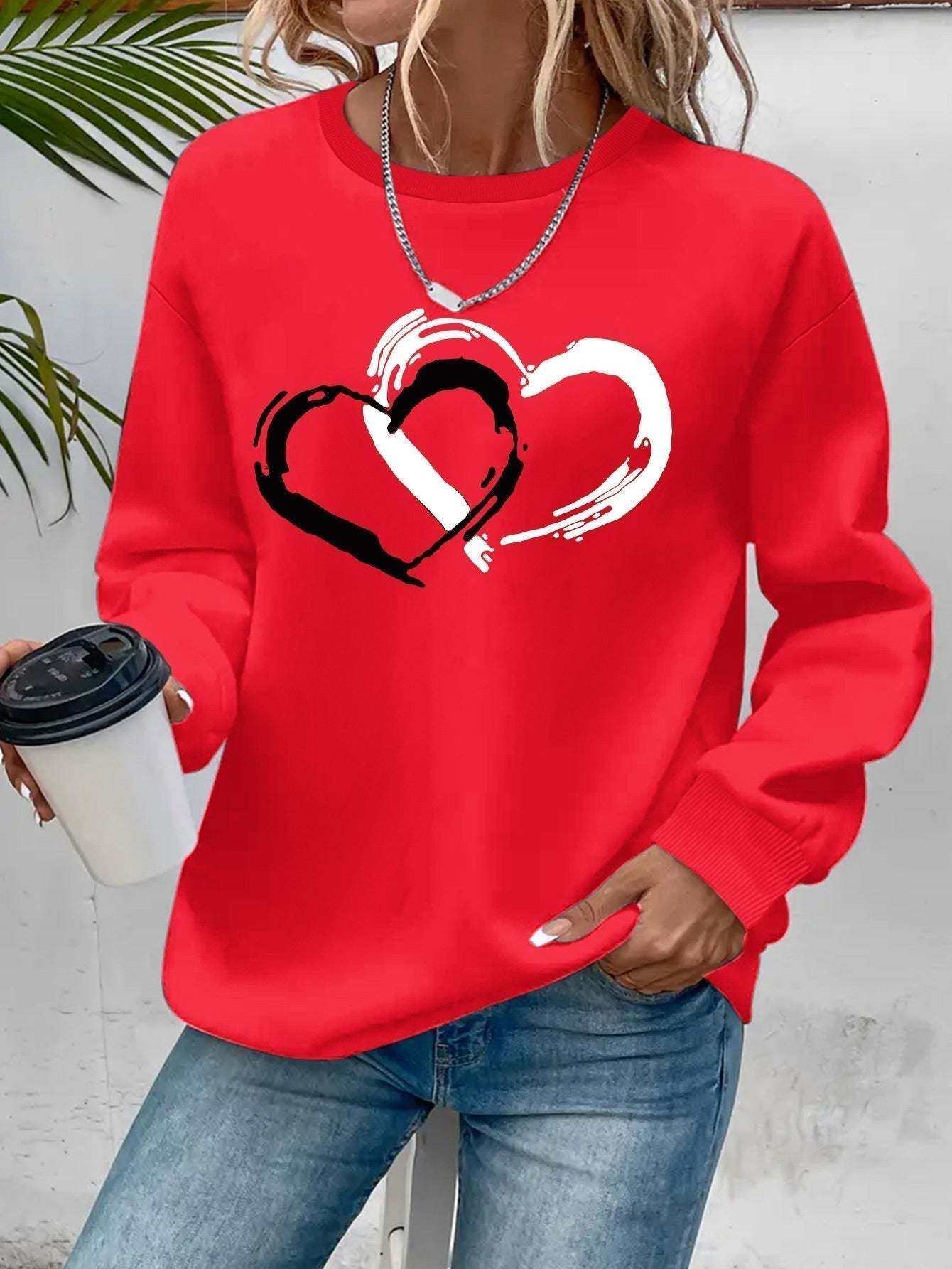 Women Round Neck Sweatshirt