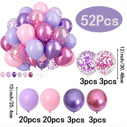 Festive Balloon Set – 52pcs for Stunning Event Decorations