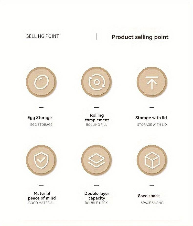 Space Saving Rolling Egg 