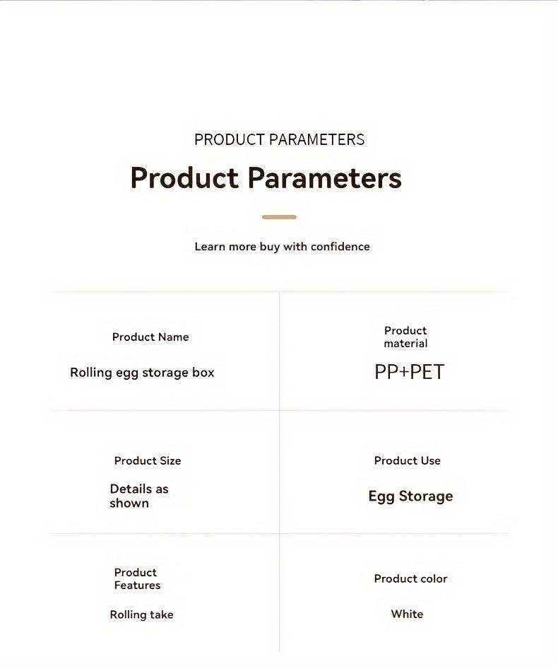 Space Saving Rolling Egg 