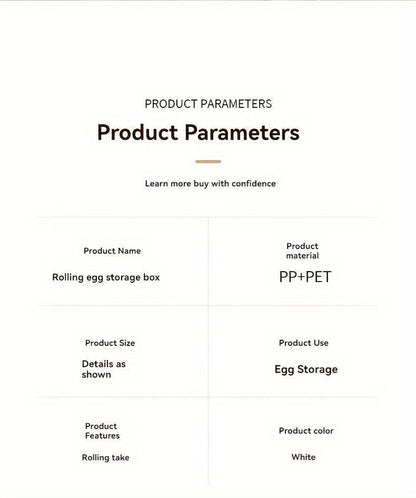Space Saving Rolling Egg 