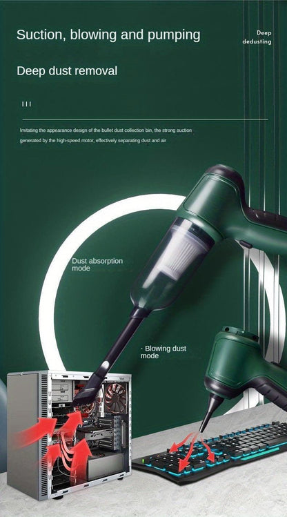 Three In One Wireless Vacuum Cleaner for Home & Car Use