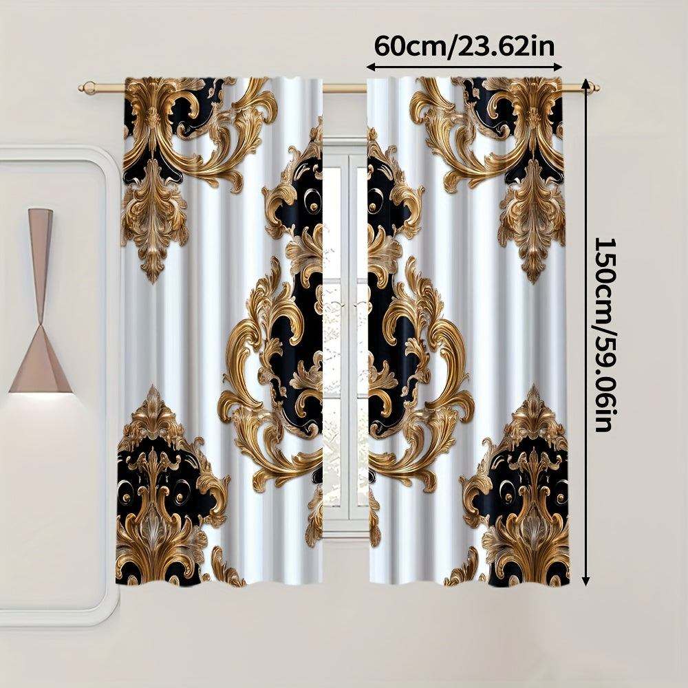 Boho Floral Curtains