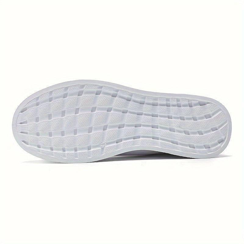 Men Lace-up Sneakers - Striped Design Skate Shoes, Comfortable