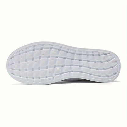 Men Lace-up Sneakers - Striped Design Skate Shoes, Comfortable