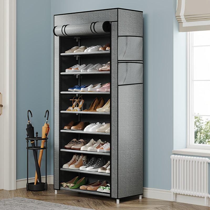 Layer Shoe Organizer - 6/8/10, Dustproof, Portable, Easy