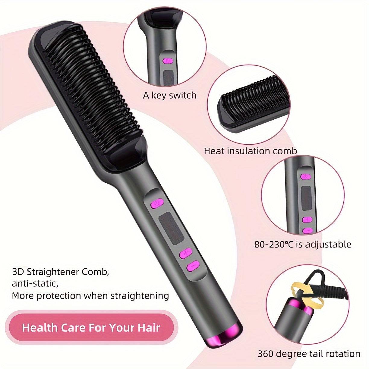 hair straightener comb 