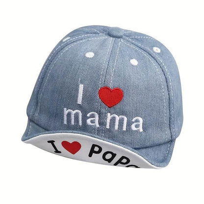 Hat for Baby Girls and Boys - Soft Denim Cap, Spring and Summer