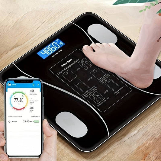 Smart Digital Bathroom Scale - Battery Powered Device