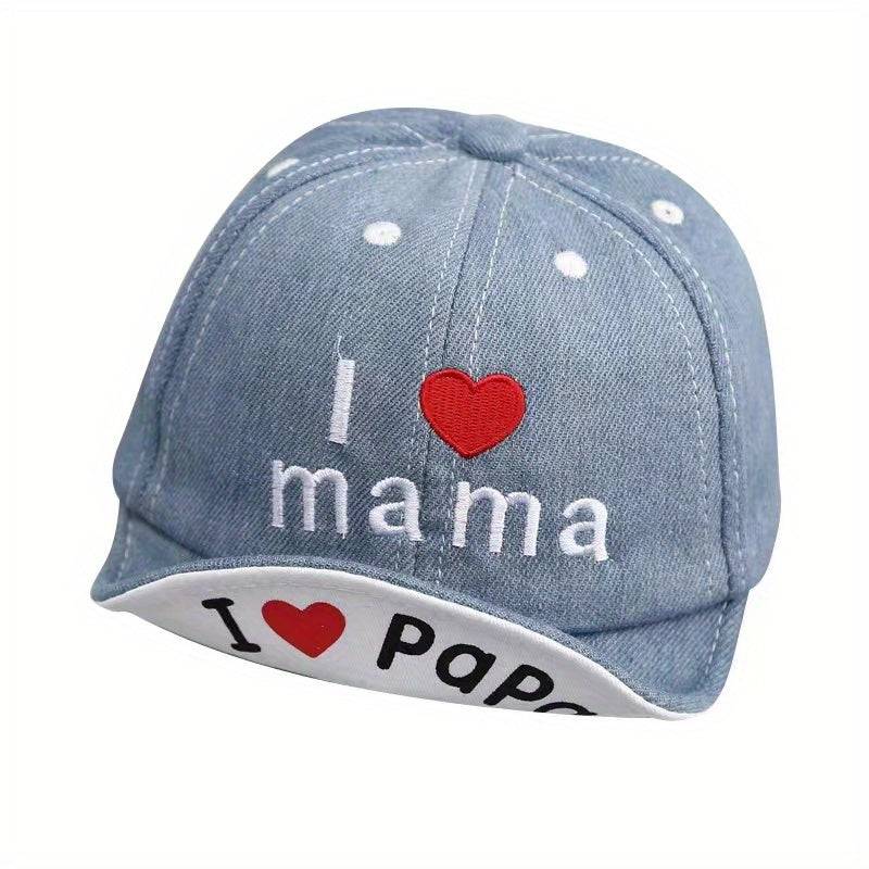Hat for Baby Girls and Boys - Soft Denim Cap, Spring and Summer