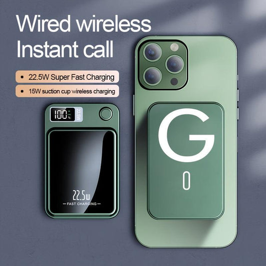 New Pattern - 5000/10000 mAh Wireless Charging Bank for Devices