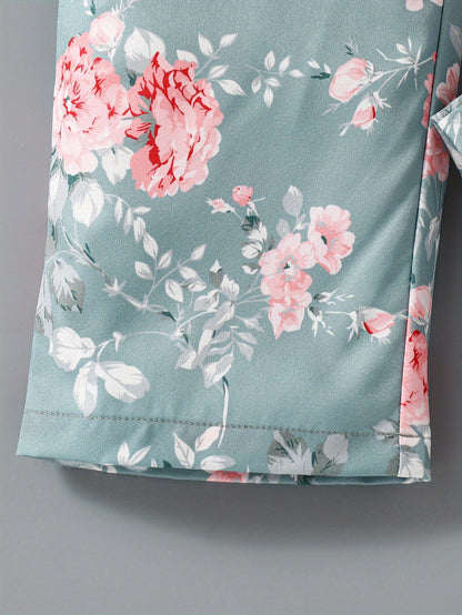 Girls Flutter Sleeve Jumpsuit