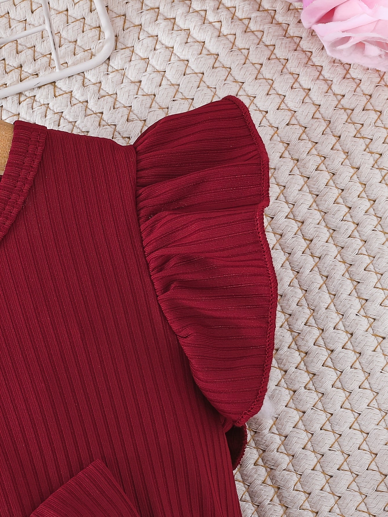 Floral Ruffle Sleeve Dress 