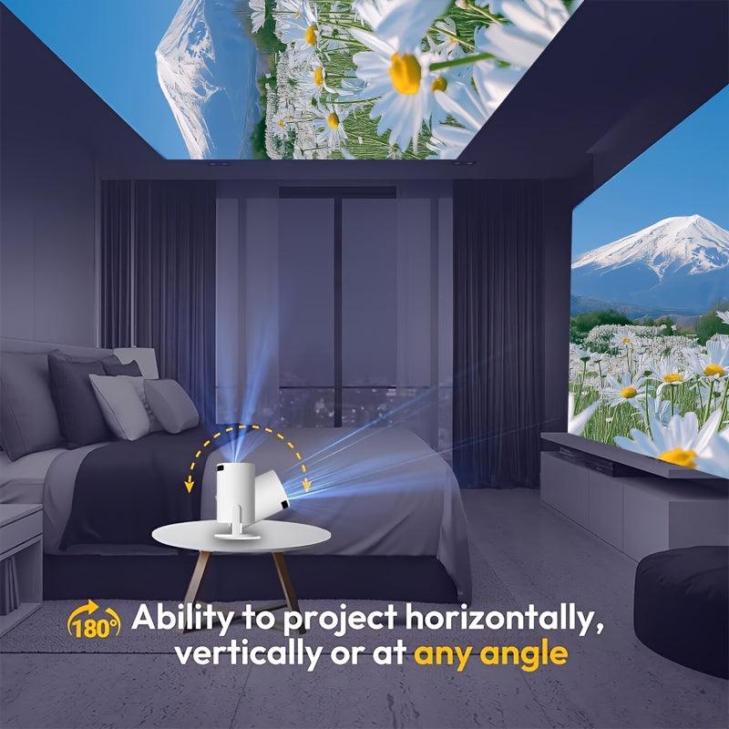 Mini Projector - Rotatable, USB, Built-in Speaker, Office Use