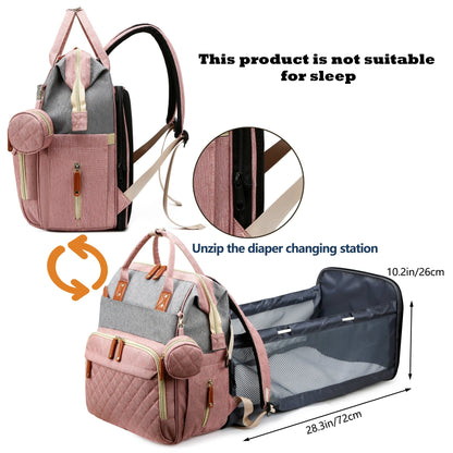 Lamroro Diaper Backpack with Changing Station