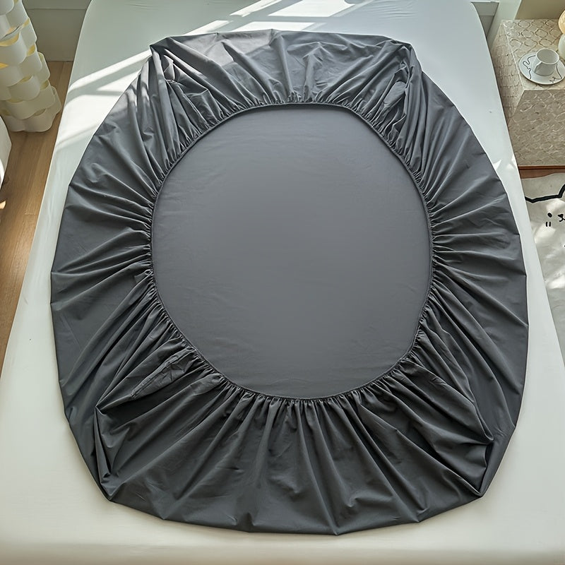 1pc A new Light Beige-friendly soft and comfortable fitted sheet suitable for bedroom mattress protection cover