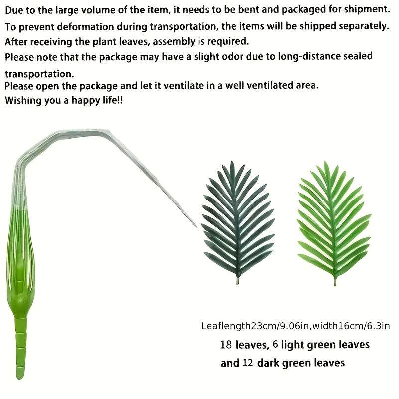 Authentic Faux Palm Trees for Home & Office Decor 2-pack