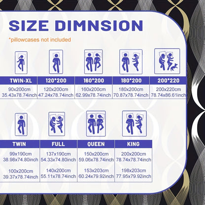 1 pc Simple Modern Style Cross Curve Pattern Printed Fleece Fitted Sheet - Bedroom Use Printed Bed Cover, Mattress Cover, Mattress Protector, Protective Cover, Bedding Accessories Do Not Include Pillowcase Can Be Sent as Gifts